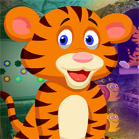Free online html5 games - G4k Weary Tiger Rescue game 