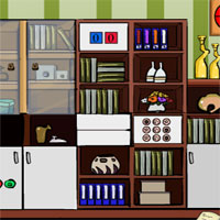 Free online html5 games - GenieFunGames Genie Study Room Escape  game 