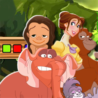 Free online html5 games - Tarzan Forest House Escape game 