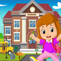Free online html5 games - Happy School Girl Rescue Games4King game 