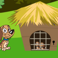 Free online html5 games - 8b Puppies Rescue game - WowEscape 