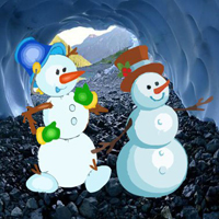Free online html5 games - Snow Friends Escape game 