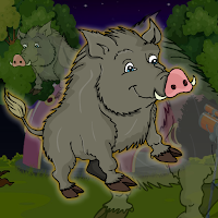 Free online html5 games - G2J Release The Wild Boar From Cage  game 