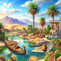 Free online html5 games - Wonders of the Nile game 