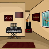Free online html5 games - Music House Escape game - WowEscape 