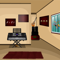 Free online html5 games - Music House Escape game 