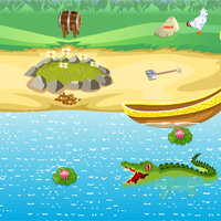 Free online html5 games - Jolly Boy Tiki Escape game 
