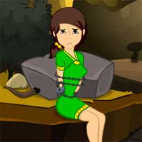 Free online html5 games - Midnight Forest Escape MirchiGames game 