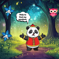 Free online html5 escape games - Discover Panda Kingdom Pendant