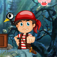 Free online html5 games - Games4King Hunter Boy Rescue game 