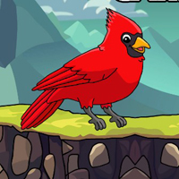 Free online html5 games - G2J Rescue The Northern Cardinal game 