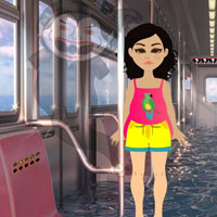Free online html5 games - Dream Girl Escape From Train HTML5 game 
