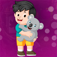 Free online html5 games - Games4king Little Boy And Koala Escape game 
