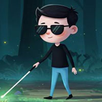 Free online html5 games - G4K Gentle Blind Boy Rescue game 