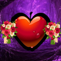 Free online html5 games - Purple Forest Love Escape HTML5 game 