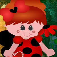Free online html5 games - G4k Lady Beetle Escape game 