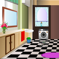 Free online html5 games - Wash Room Escape game 