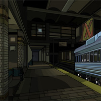 Free online html5 games - Escape From Abandoned Tram Station game 