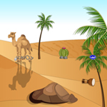 Free online html5 games - Camel Desert Escape game 