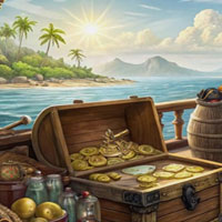 Free online html5 escape games - Island Treasure Hunt