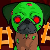 Free online html5 games - G2J Zombie Dog Escape game 